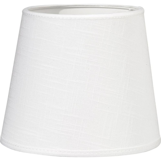 Mały abażur nakładany na żarówkę Mia biały 14cm